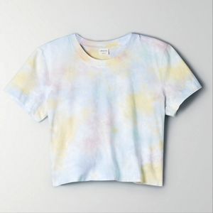 Wilfred free pastel tie dye crop top